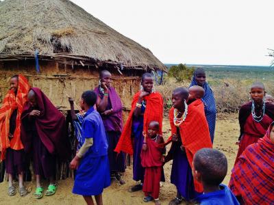 Massai village in Tanzania
