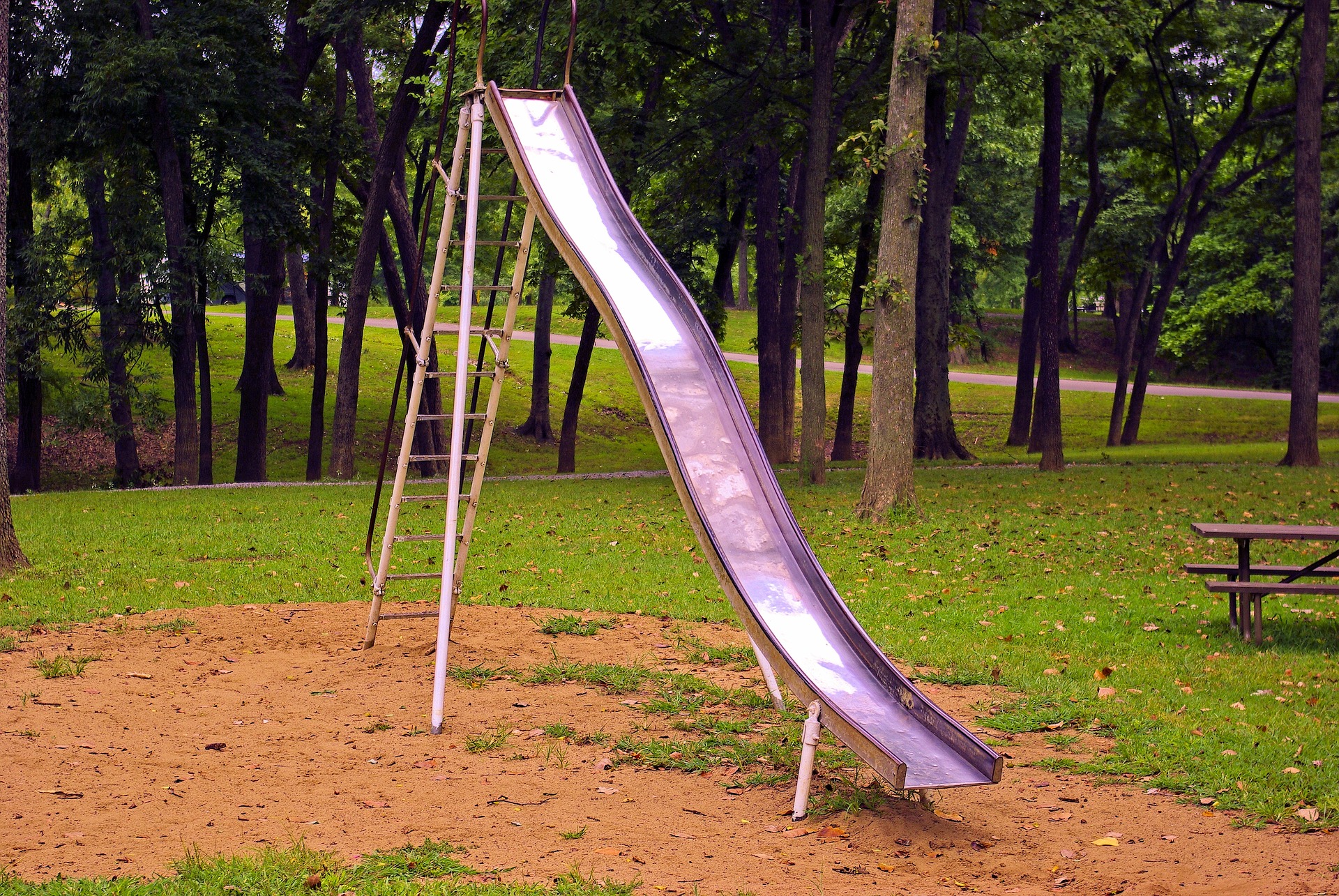 Old Playground Slide