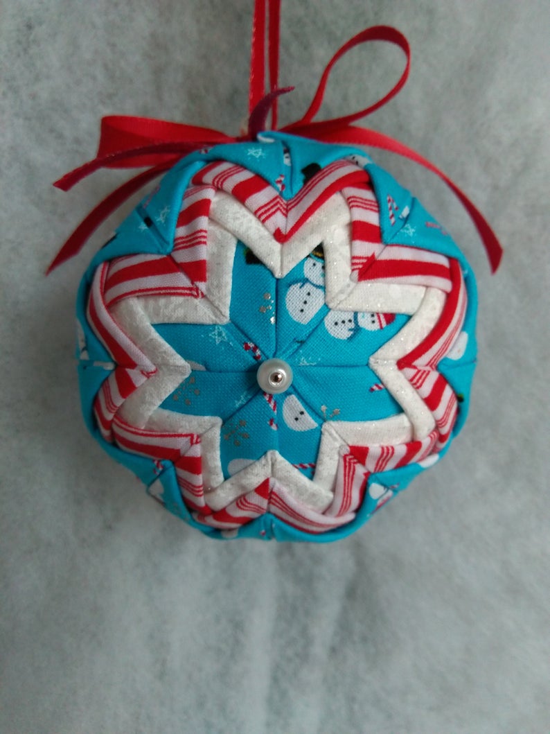 fabric round ornament