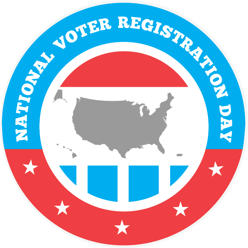 National Voter Registration Day logo