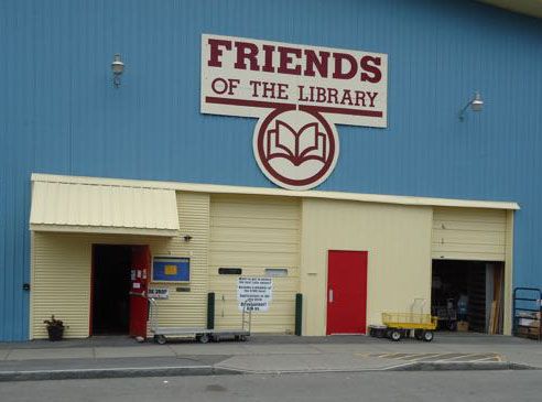 image of Friends Book Sale building on Esty Street