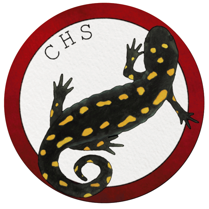image of Cornell Herpetological Society logo showing newt