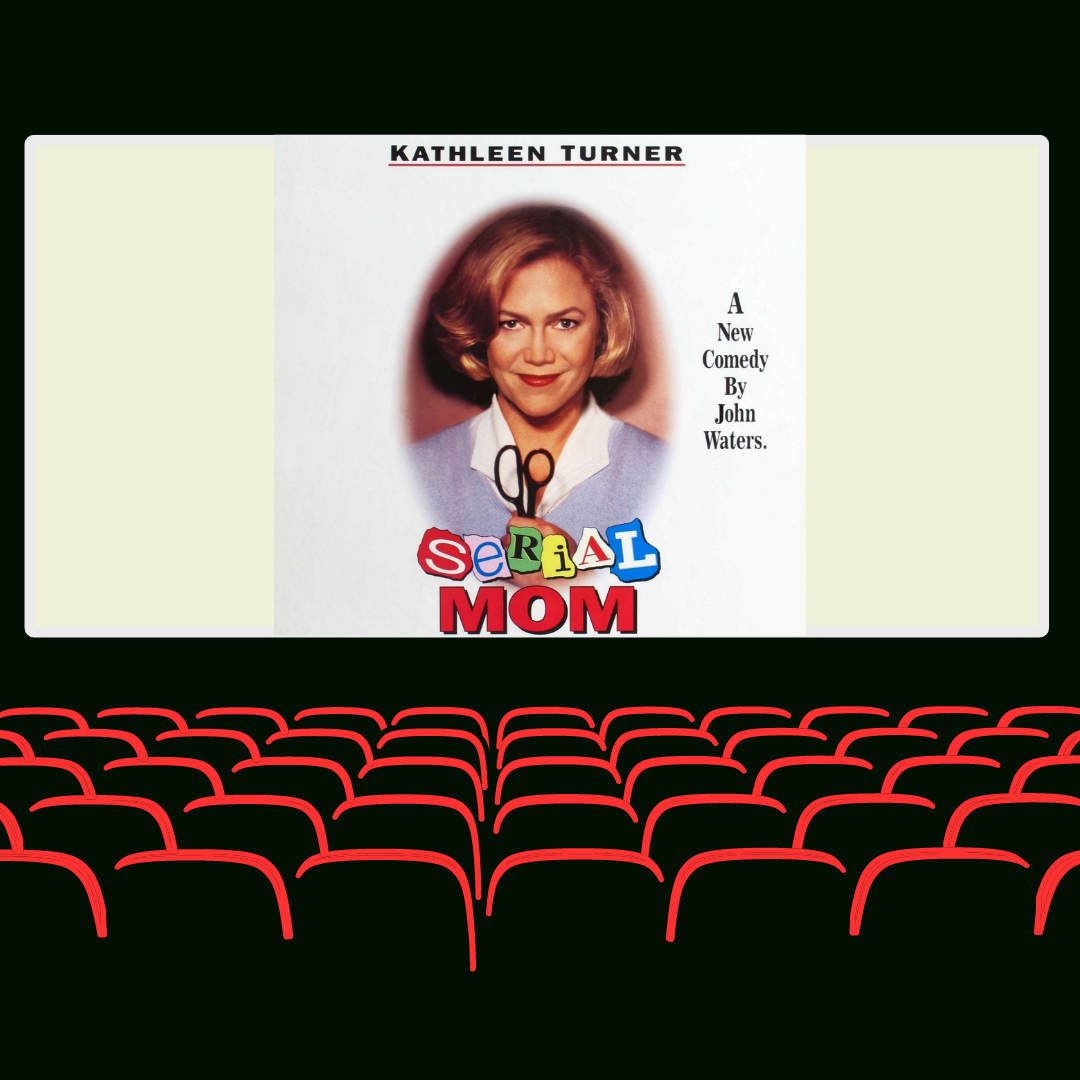 Awesomely Bad Movie Night logo with Serial Mom DVD cover