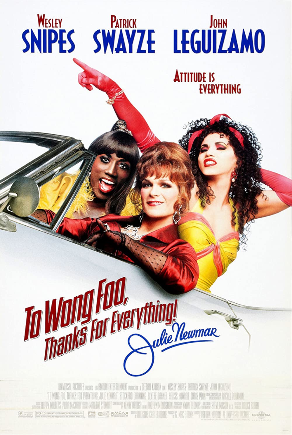 Awesomely Fab Movie Night at TCPL: image from the film poster for To Wong Foo, Thanks For Everything! Julie Newmar