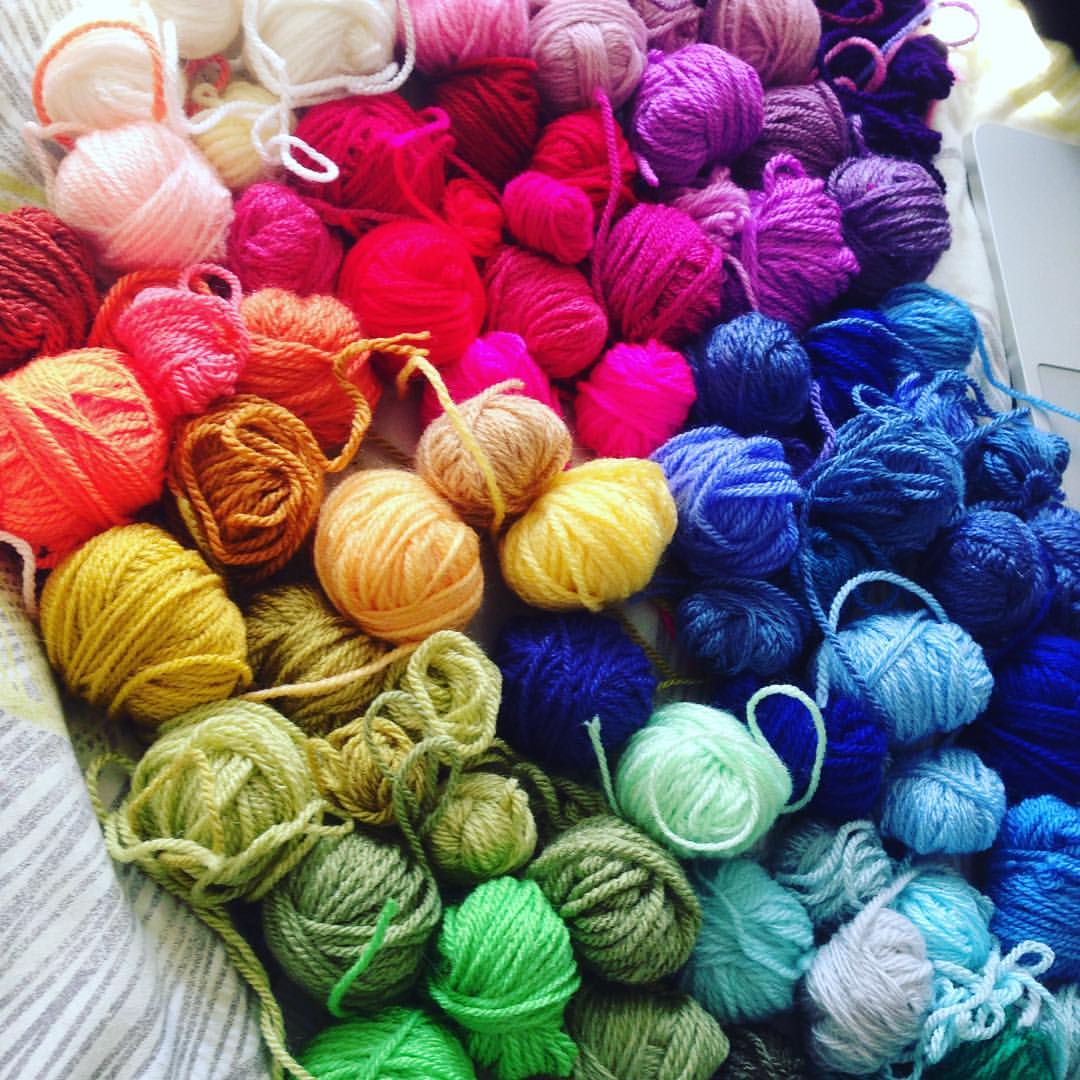 yarn rainbow