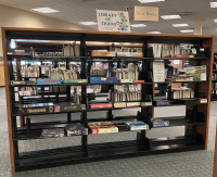The Library of Things display shelf near the main entrance