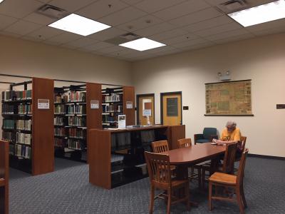 Tompkins County Public Library's local history room