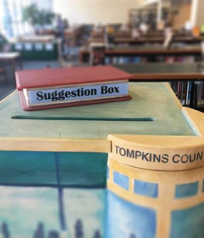 Image of patron suggestion box