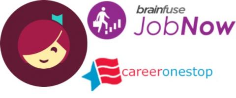 Career One Stop Libby and JobNow logos