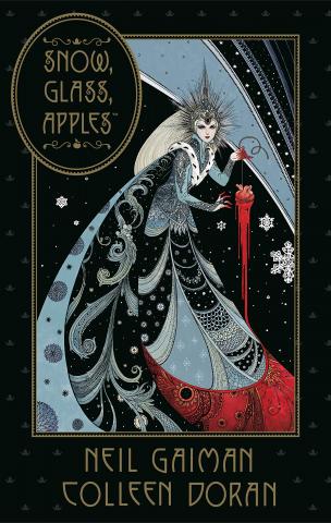 cover of Neil Gaiman's Snow, Glass, Apples