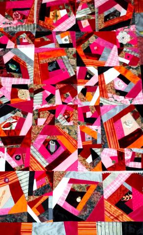 pink quilt