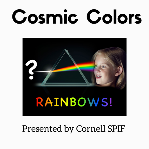 Image of a child with a prism and a rainbow
