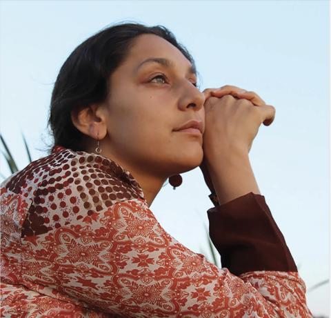 Photograph of Táhila Moss, presenter of the workshop.