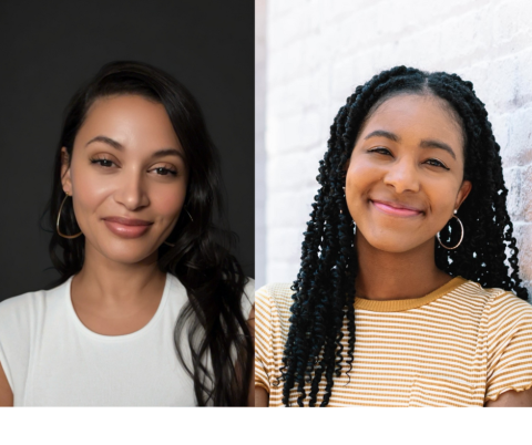 Photographs of Kaylyn Bayron and Laila Sabreen