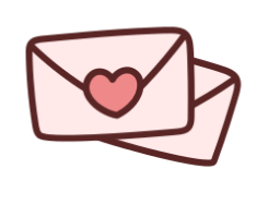 Image of Valentine's Day envelopes