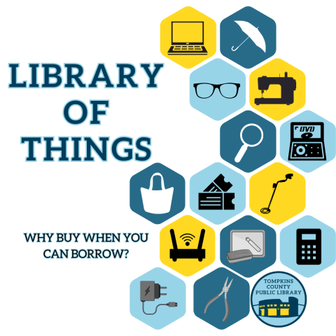 The Library of Things at TCPL. Why buy when you can borrow?