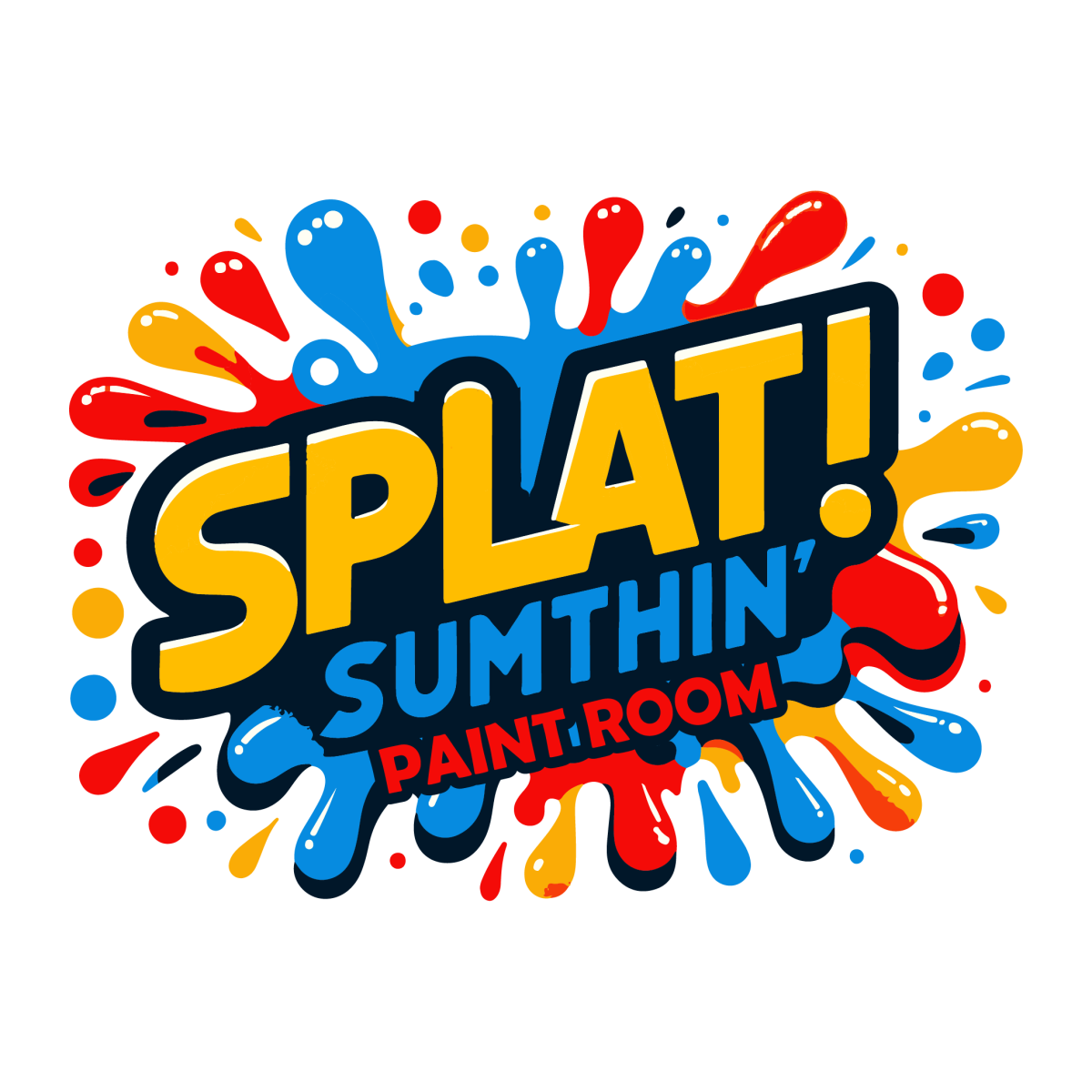 Logo for SPLAT! Sumthin' Paint Party